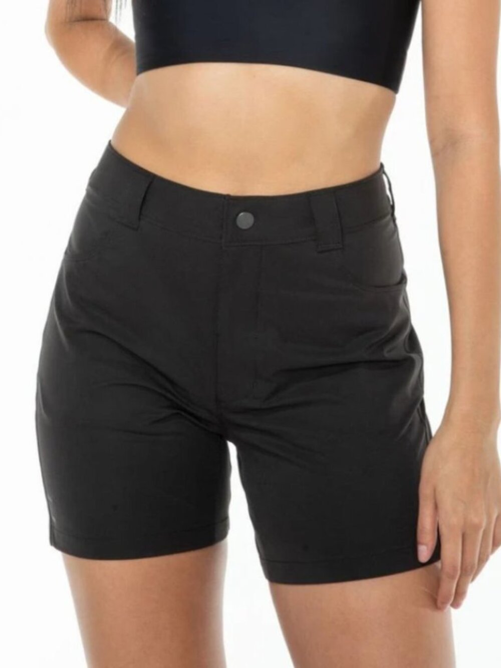 Machines for Freedom Black Athletic Shorts NWT Women's Size 26